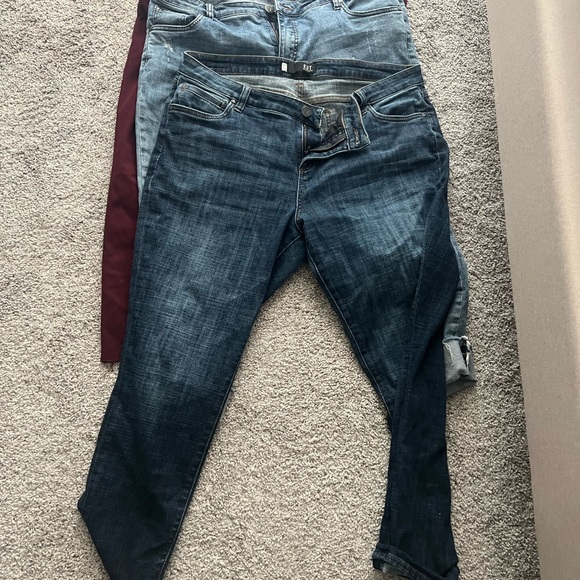 3 pair lot of 14w gorgeous kut from the kloth skinny jeans!! $75.00 - Picture 2 of 2